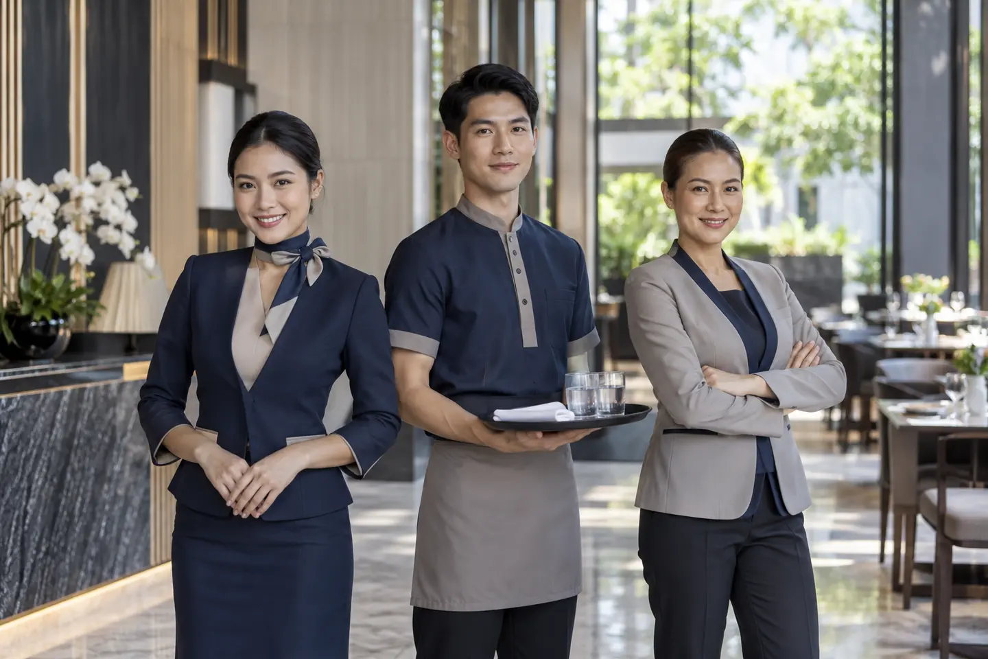 ชุดยูนิฟอร์มในไทยและกรุงเทพฯ | ออกแบบตามแบรนด์องค์กร
