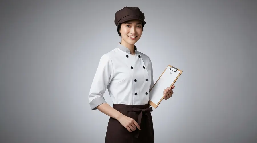 Luxury Chocolate Brown Layer Professional Apron
