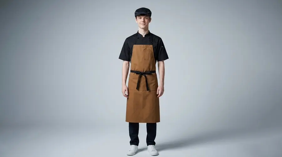 Copper Brown Durable Utility Bib Apron