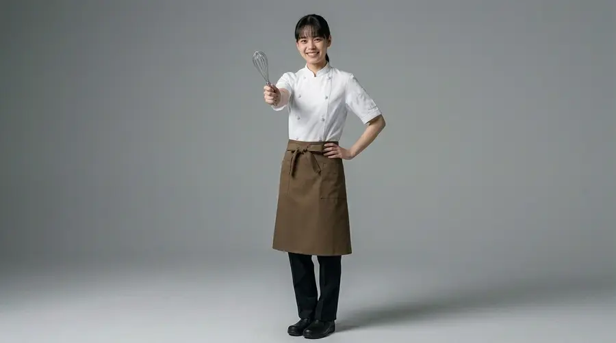Earth Tone Brown Professional Waist Apron