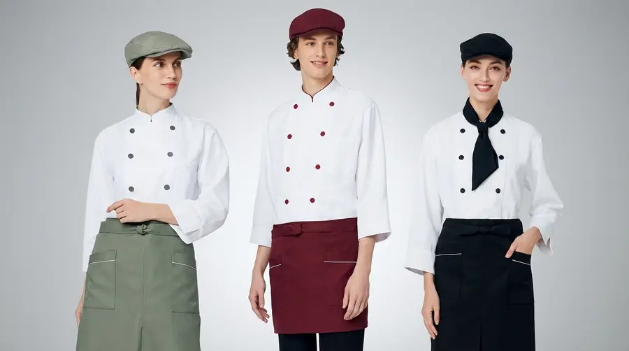 Signature Piping Professional Waist Apron