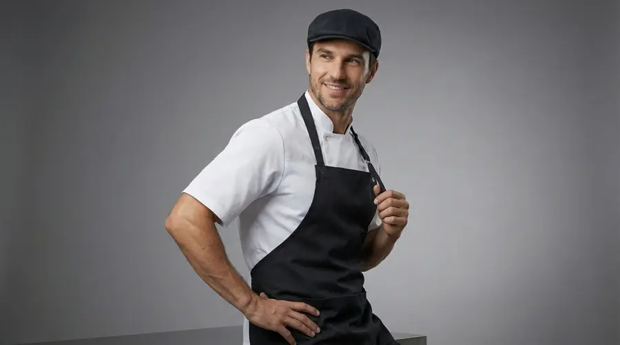 Professional Classic Black Bib Apron