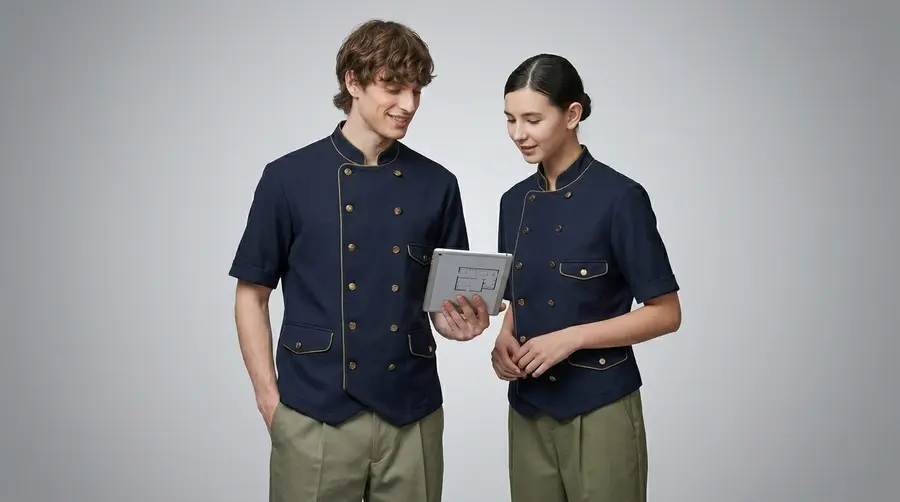 Royal Navy & Gold European Style Premium Uniform