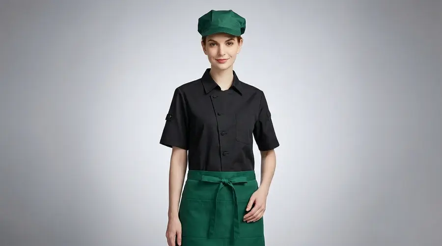Premium Urban Black & Forest Green Uniform Set