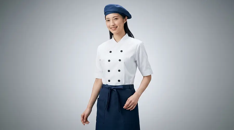 Modern Black Chef Set with Premium White Contrast