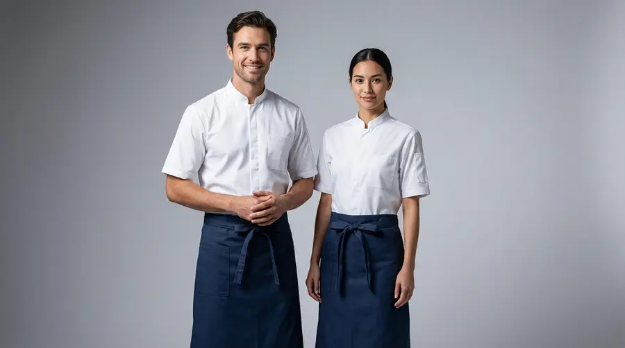 Minimalist White Stand Collar Shirt