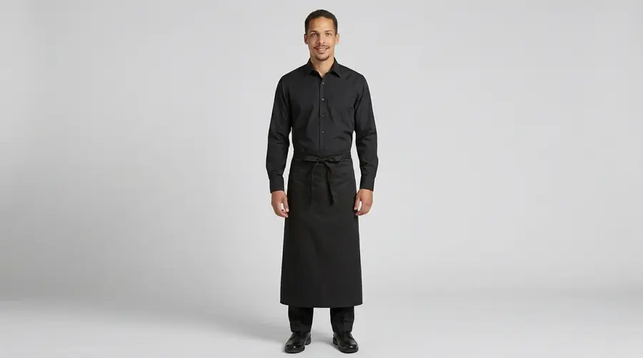 Classic Black Bistro Service Uniform