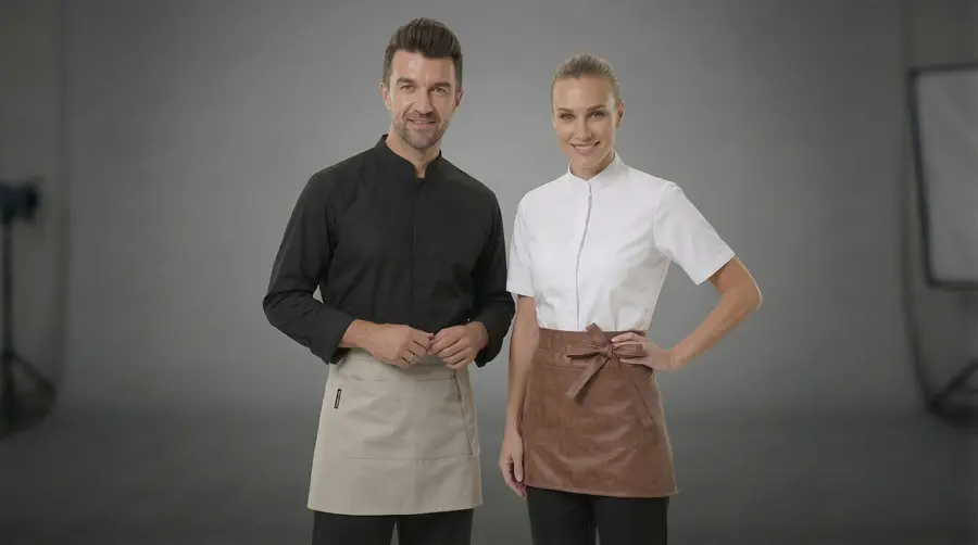 Premium Chef Shirt & Waist Apron Set